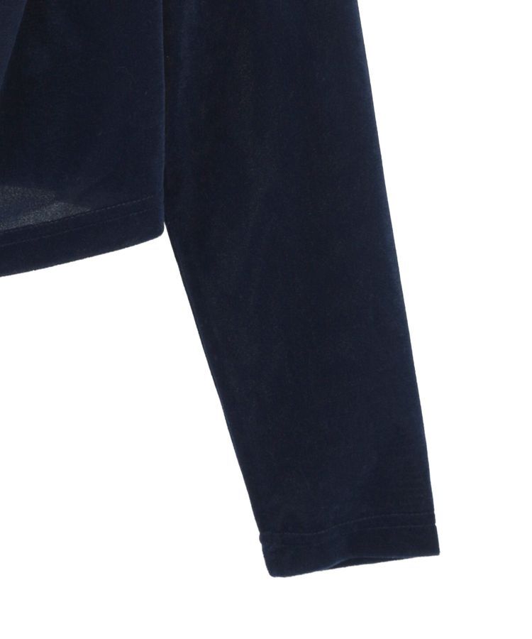 AnriettMusee「シアーベロアオフショル長袖プルオーバー」|Tシャツ・カットソー|