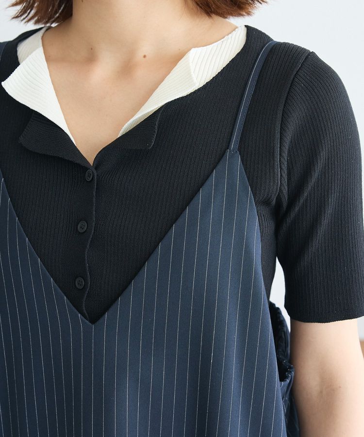 Green Parks「Vネックキャミワンピース」|ワンピース|