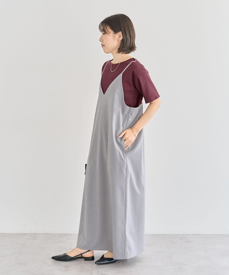 Green Parks「Vネックキャミワンピース」|ワンピース|