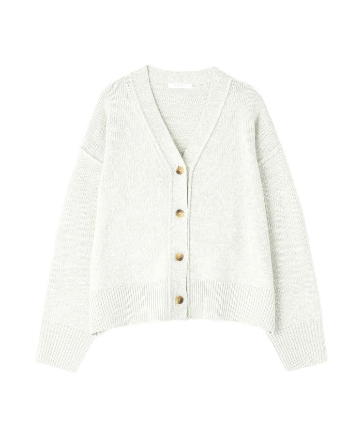 Green Parks「MIXニットカーディガン」|カーディガン|Gray