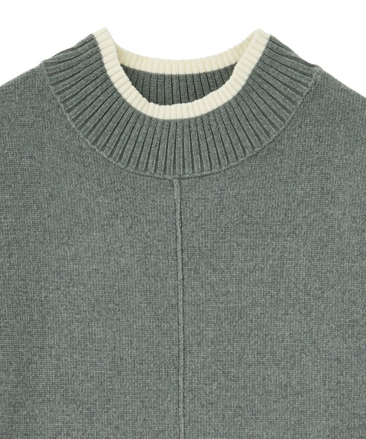 Green Parks「配色リラックスモールニットワンピース」|ワンピース|