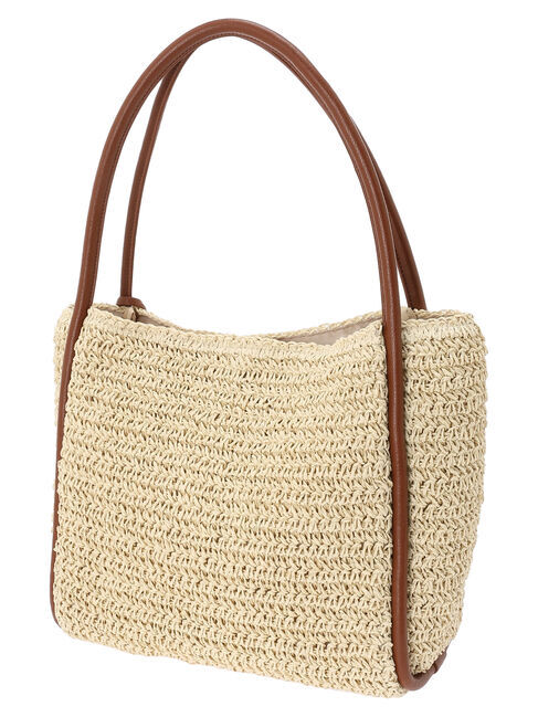 YECCA VECCA「ペーパー手編みトートバッグ」|ハンドバッグ|