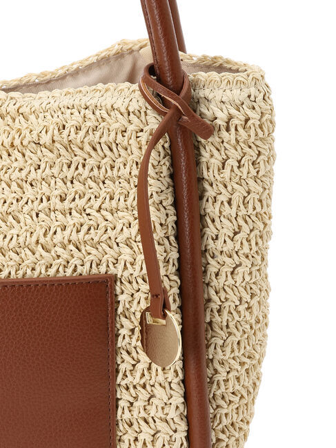 YECCA VECCA「ペーパー手編みトートバッグ」|ハンドバッグ|