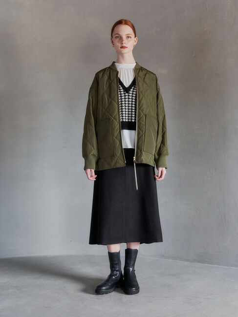 YECCA VECCA「【2点SET】シャツSETジャガードニットベスト」|ベスト・ジレ|