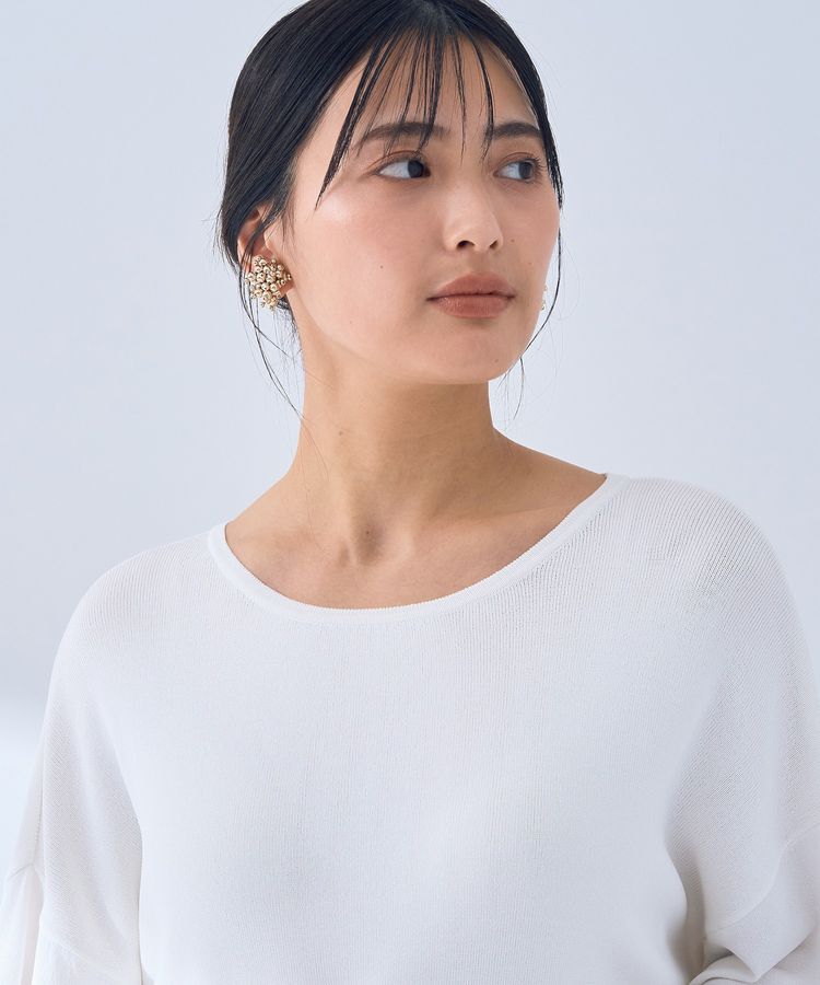 YECCA VECCA「シアーMIXニットプルオーバー」|ニット・セーター|