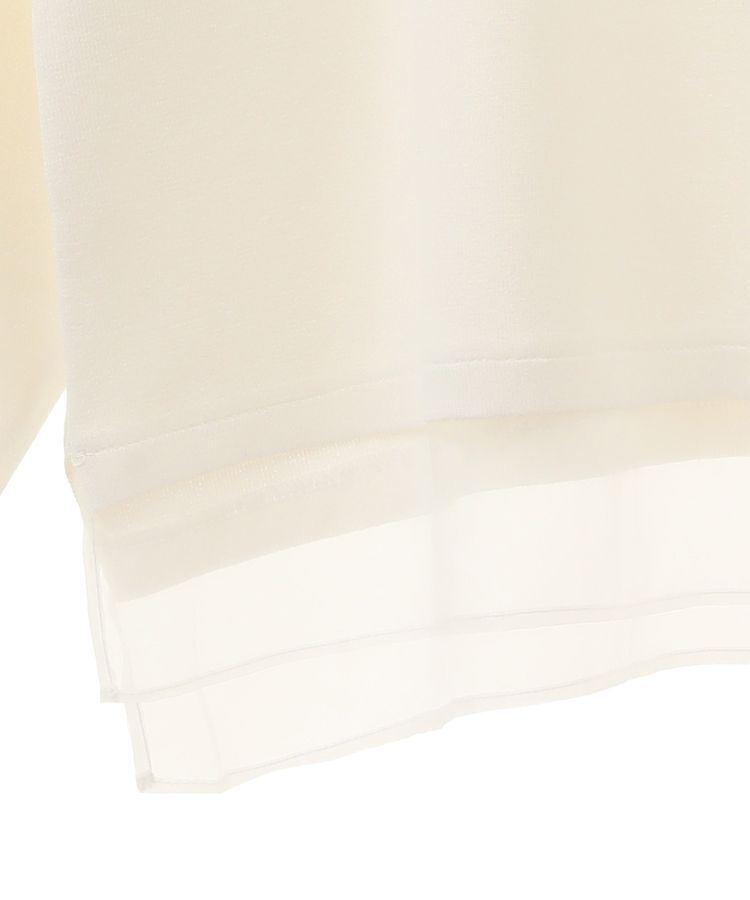 YECCA VECCA「シアーMIXニットプルオーバー」|ニット・セーター|