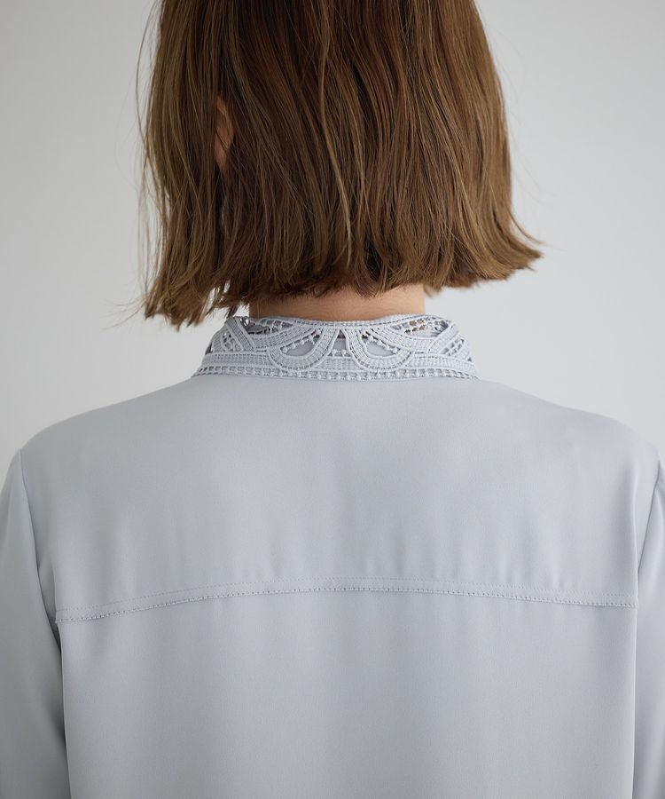 YECCA VECCA「2wayレース襟ブラウス」|シャツ・ブラウス|