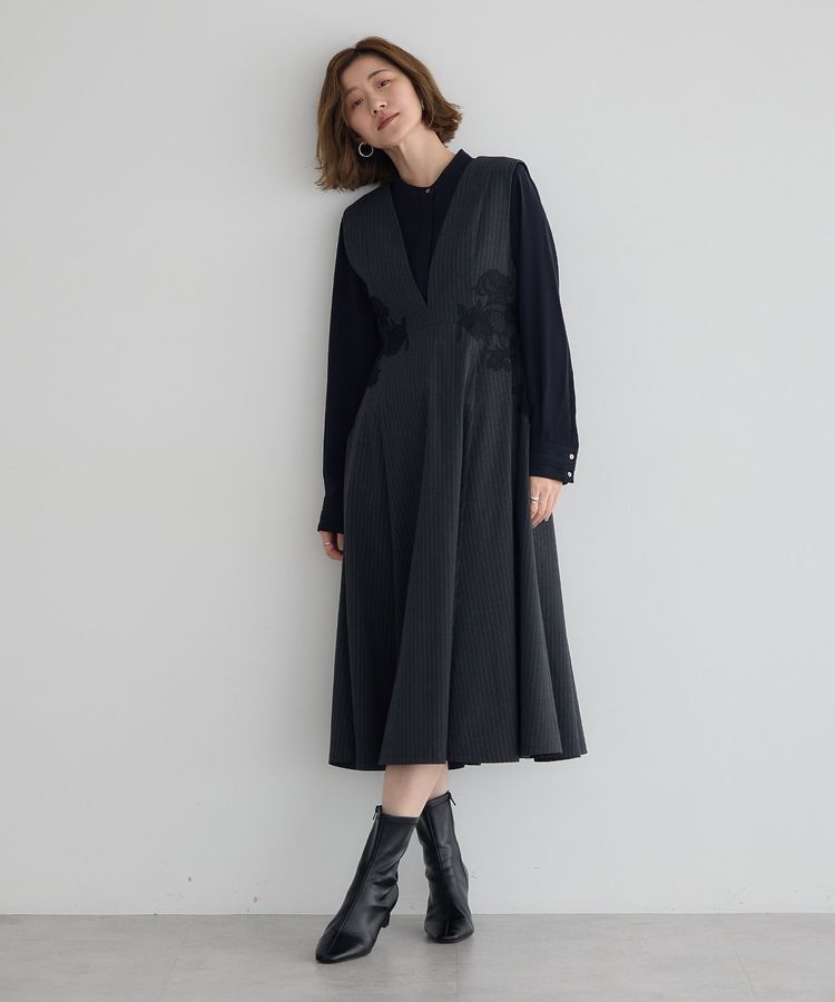 YECCA VECCA「2wayレース襟ブラウス」|シャツ・ブラウス|