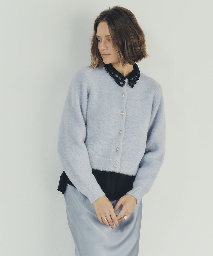 YECCA VECCA「2wayレース襟ブラウス」|シャツ・ブラウス|