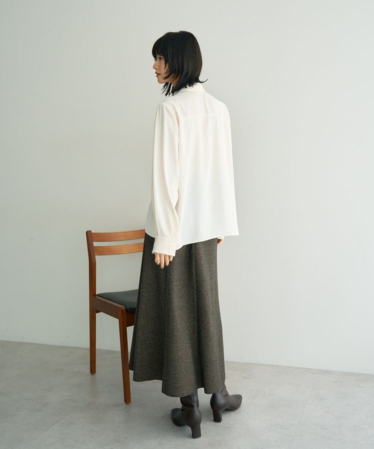 YECCA VECCA「2wayレース襟ブラウス」|シャツ・ブラウス|