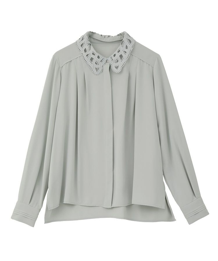 YECCA VECCA「2wayレース襟ブラウス」|シャツ・ブラウス|