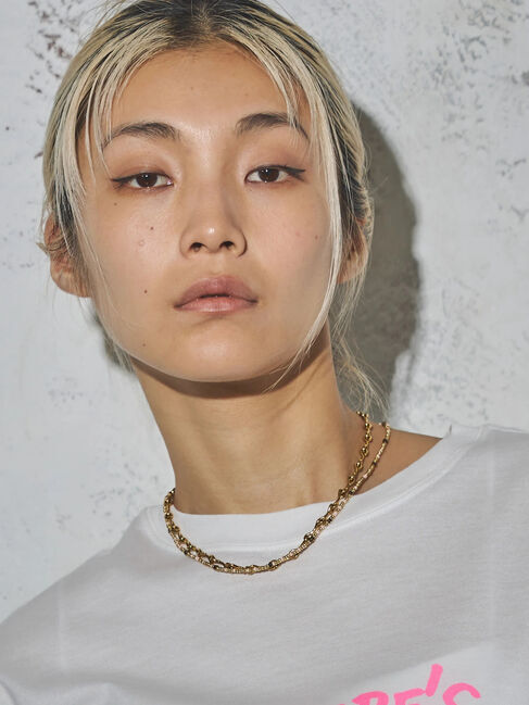 GARAGE OF GOOD CLOTHING「ビーズネックレス」|ネックレス|Pink