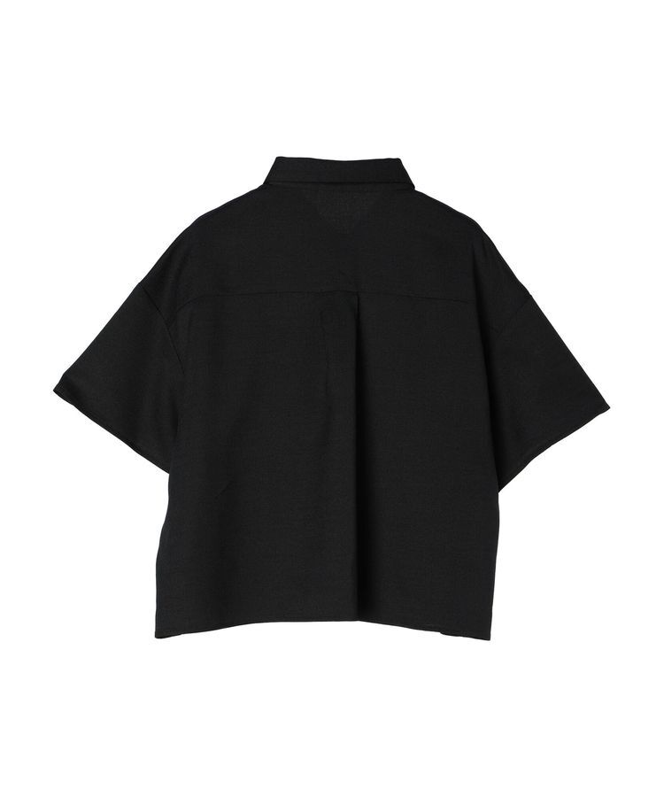 GARAGE OF GOOD CLOTHING「スラブツイルハーフスリーブブラウス」|シャツ・ブラウス|