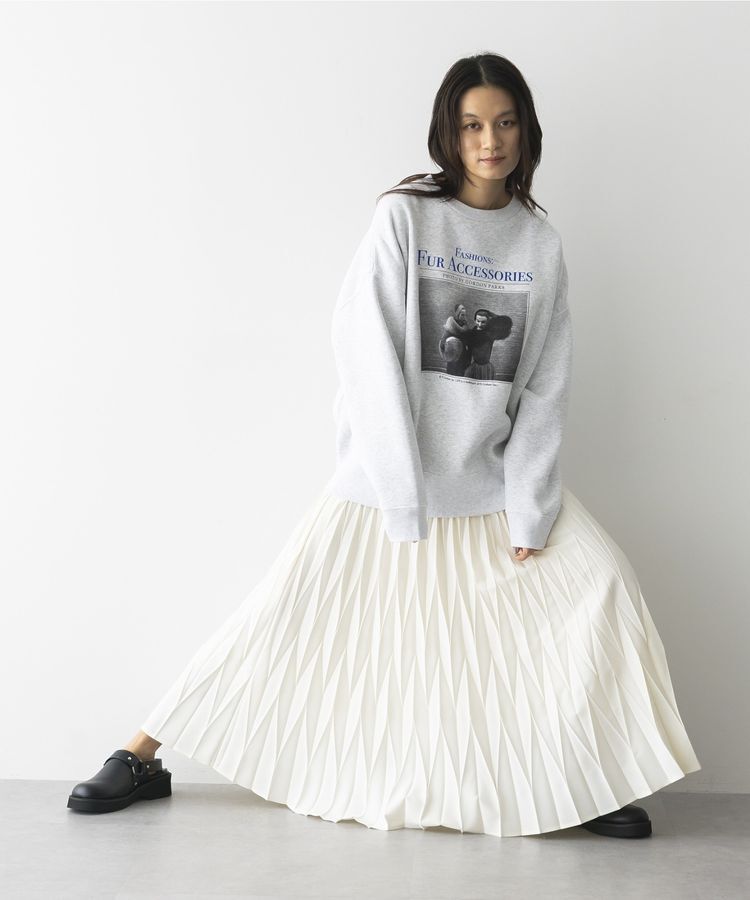 GARAGE OF GOOD CLOTHING「デシン変形プリーツスカート」|スカート|