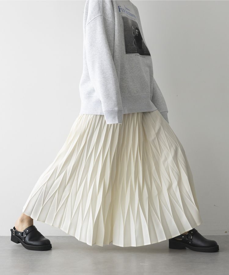 GARAGE OF GOOD CLOTHING「デシン変形プリーツスカート」|スカート|