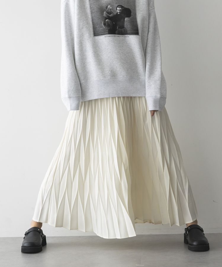 GARAGE OF GOOD CLOTHING「デシン変形プリーツスカート」|スカート|