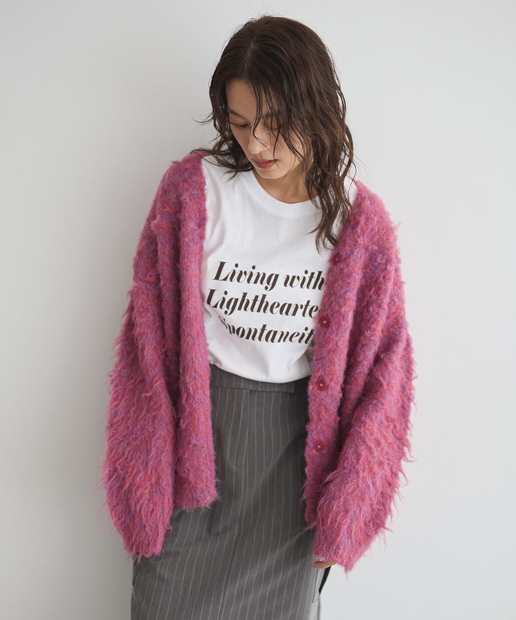 GARAGE OF GOOD CLOTHING「シャギーVニットカーディガン」|カーディガン|