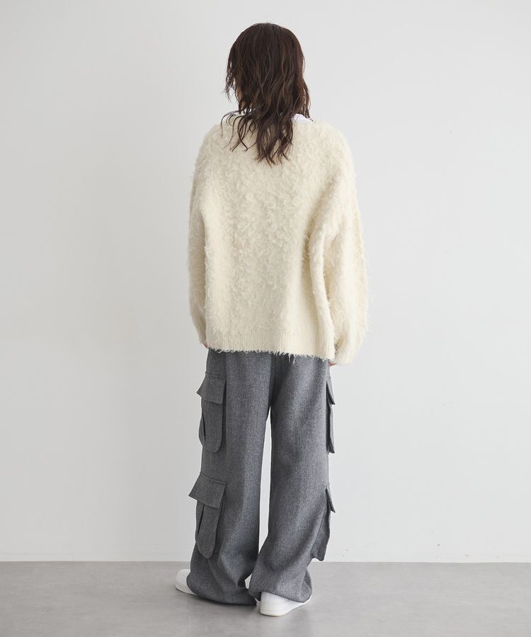 GARAGE OF GOOD CLOTHING「シャギーVニットカーディガン」|カーディガン|