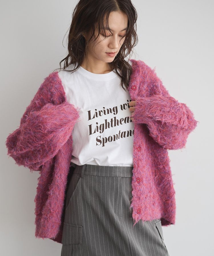 GARAGE OF GOOD CLOTHING「シャギーVニットカーディガン」|カーディガン|