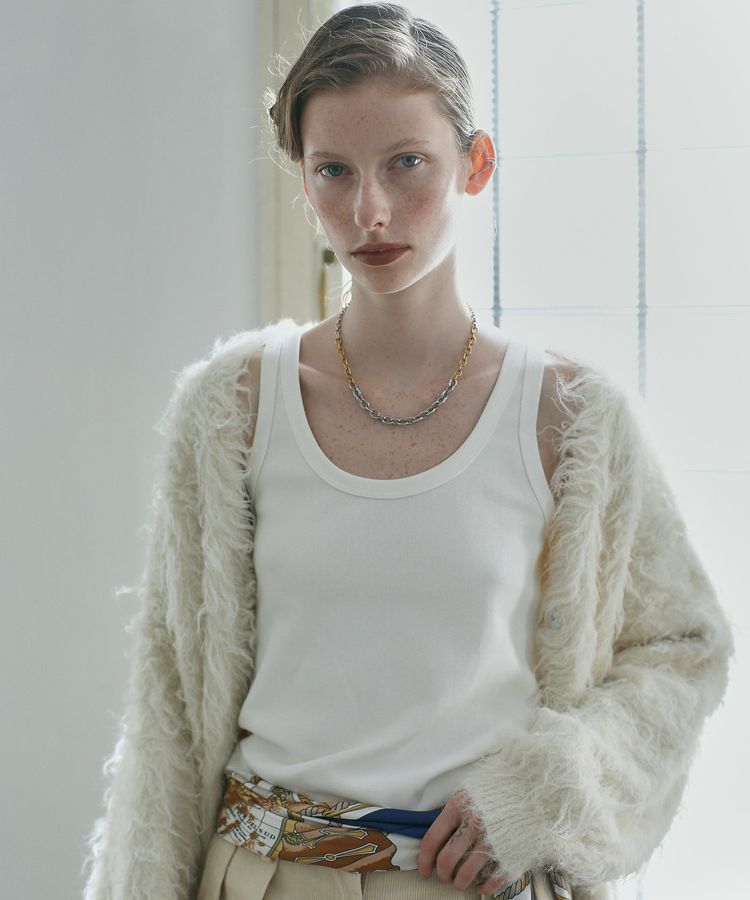 GARAGE OF GOOD CLOTHING「シャギーVニットカーディガン」|カーディガン|