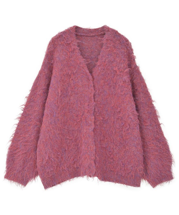 GARAGE OF GOOD CLOTHING「シャギーVニットカーディガン」|カーディガン|