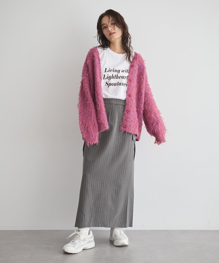 GARAGE OF GOOD CLOTHING「シャギーVニットカーディガン」|カーディガン|