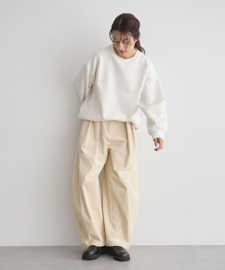 GARAGE OF GOOD CLOTHING「異素材MIX裾ドロストプルオーバー」|Tシャツ・カットソー|