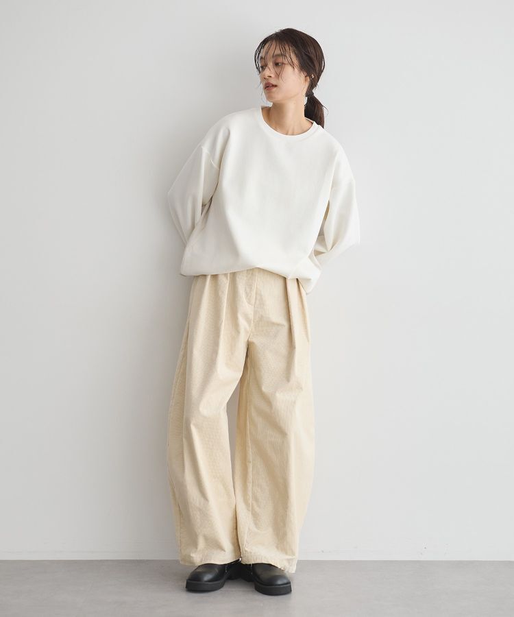 GARAGE OF GOOD CLOTHING「異素材MIX裾ドロストプルオーバー」|Tシャツ・カットソー|