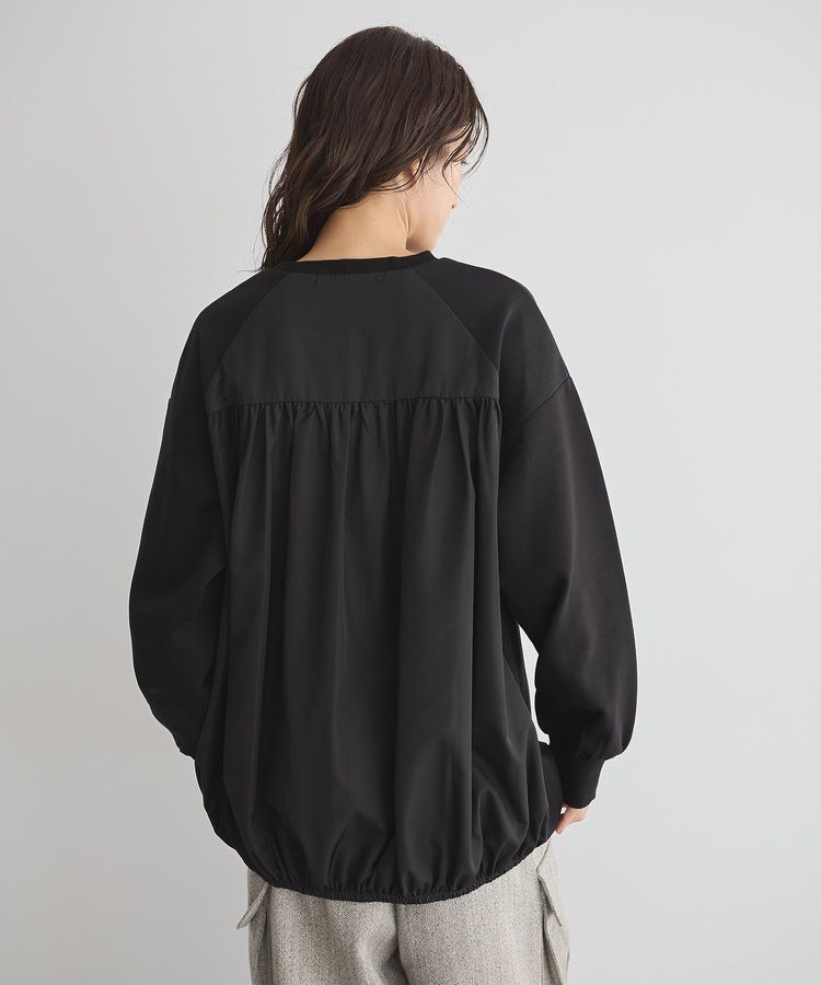 GARAGE OF GOOD CLOTHING「異素材MIX裾ドロストプルオーバー」|Tシャツ・カットソー|