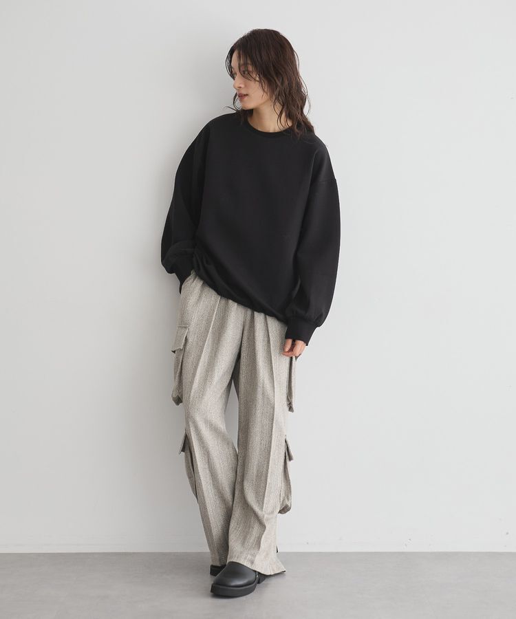GARAGE OF GOOD CLOTHING「異素材MIX裾ドロストプルオーバー」|Tシャツ・カットソー|