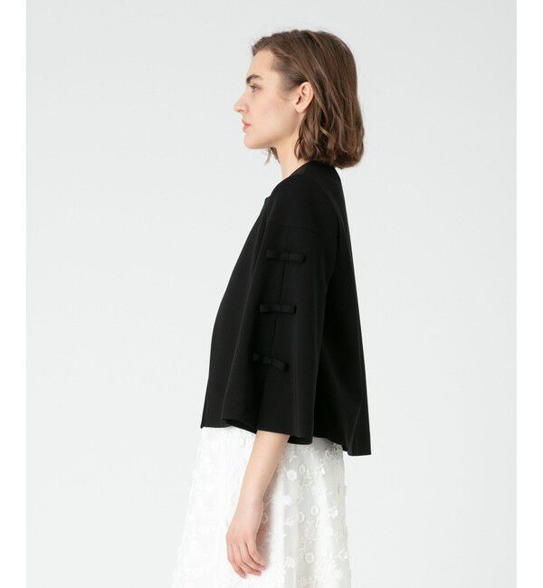 LOULOU WILLOUGHBY「《ドラマ着用》【LOULOU WILLOUGHBY】ダブルクロスリボンジャケット」|その他|
