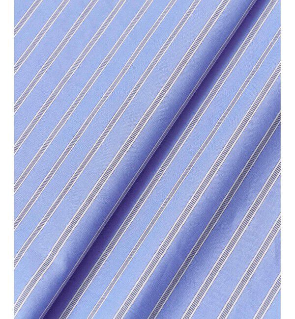 allureville「ストライプアシメフレアシャツワンピース」|ワンピース|