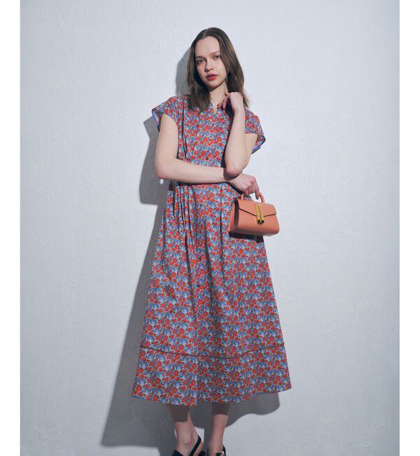 LOULOU WILLOUGHBY「【LOULOU WILLOUGHBY】クレメンティナワンピース」|ワンピース|レッド系