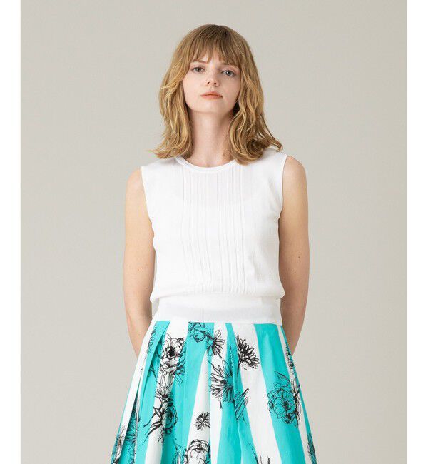 LOULOU WILLOUGHBY「《ドラマ着用》【LOULOU WILLOUGHBY】ブライトレーヨンリブタンク」|ニット・セーター|