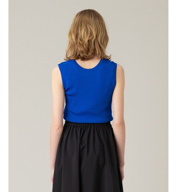 LOULOU WILLOUGHBY「《ドラマ着用》【LOULOU WILLOUGHBY】ブライトレーヨンリブタンク」|ニット・セーター|