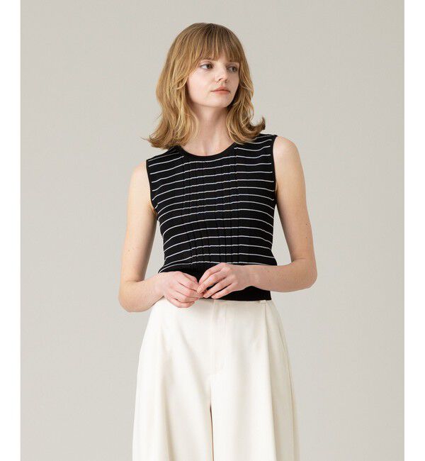 LOULOU WILLOUGHBY「《ドラマ着用》【LOULOU WILLOUGHBY】ブライトレーヨンリブタンク」|ニット・セーター|