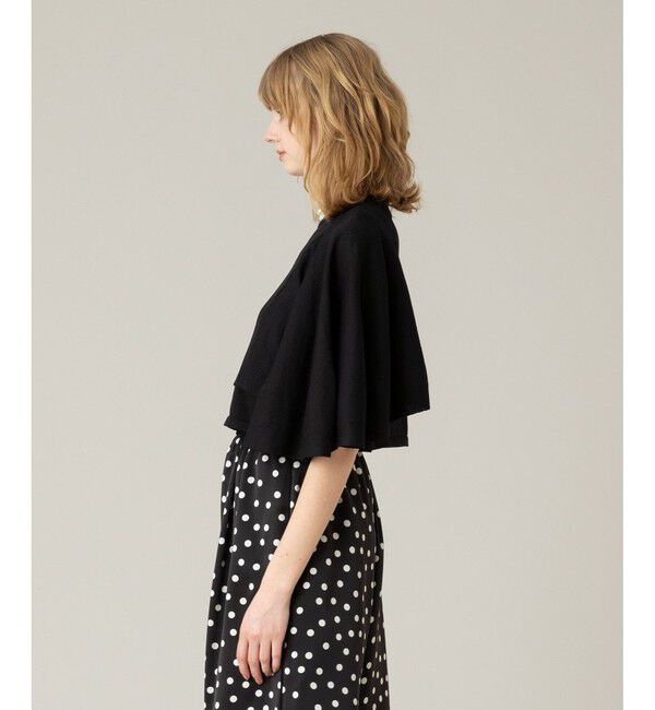 LOULOU WILLOUGHBY「【LOULOU WILLOUGHBY】ミニ丈フレアスリーブプルオーバー」|ニット・セーター|