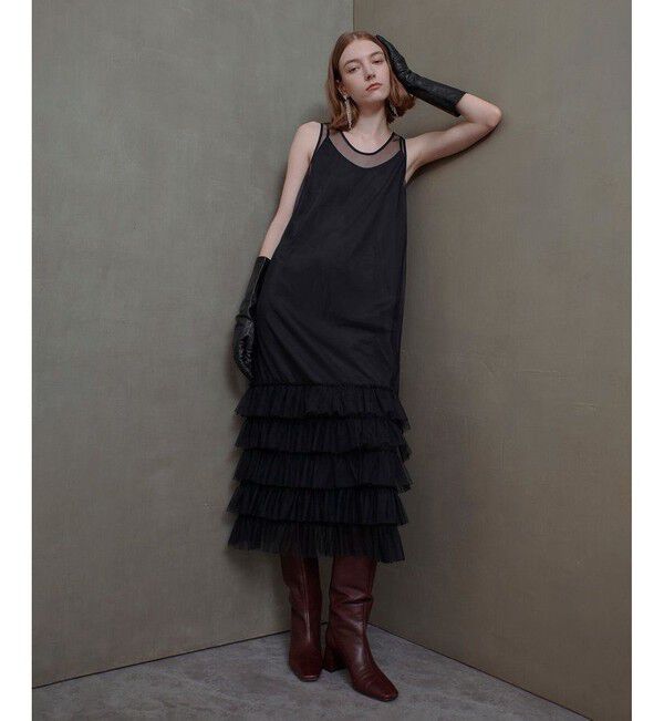 allureville「TRIANGLEビジューイヤリング」|イヤリング|