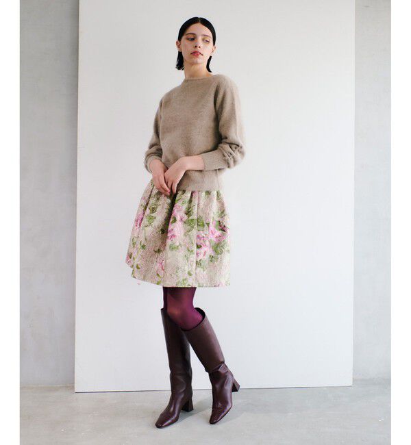 LOULOU WILLOUGHBY「【LOULOU WILLOUGHBY】BHARAT SILK ミニスカート」|スカート|