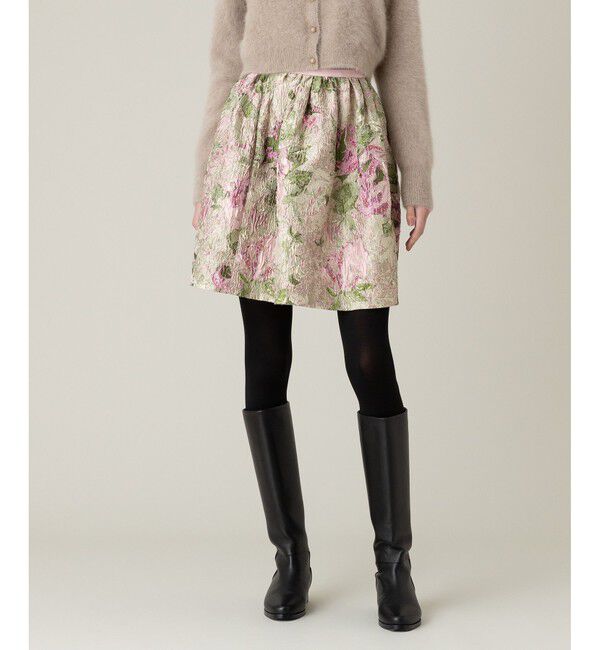 LOULOU WILLOUGHBY「【LOULOU WILLOUGHBY】BHARAT SILK ミニスカート」|スカート|