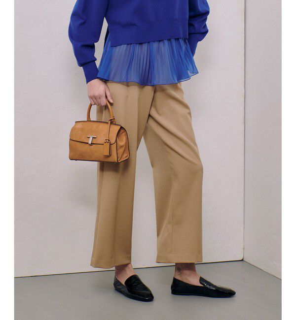 allureville「ウールライクフランネルヨークレスパンツ」|サルエル|