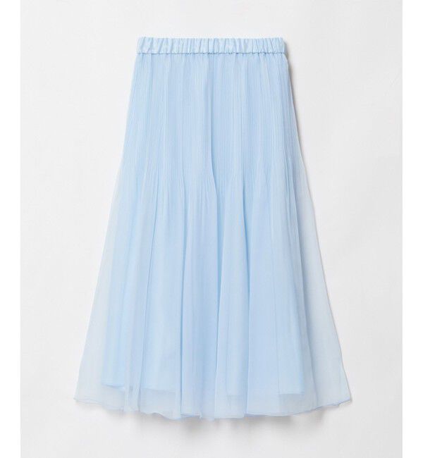 allureville「シアーランダムプリーツスカート」|スカート|