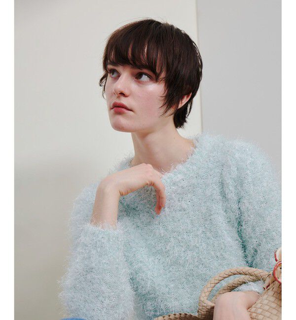 allureville「シャギープルオーバー」|ニット・セーター|