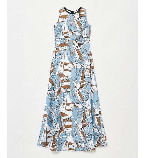 LOULOU WILLOUGHBY「【LOULOU WILLOUGHBY】RATTIマリーナプリントアメスリワンピース」|ワンピース|