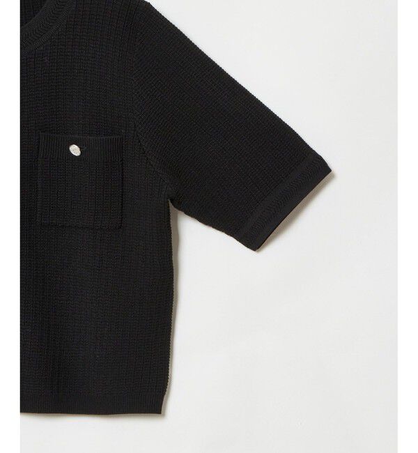 LOULOU WILLOUGHBY「【LOULOU WILLOUGHBY】ポケット付半袖カーディガン」|カーディガン|