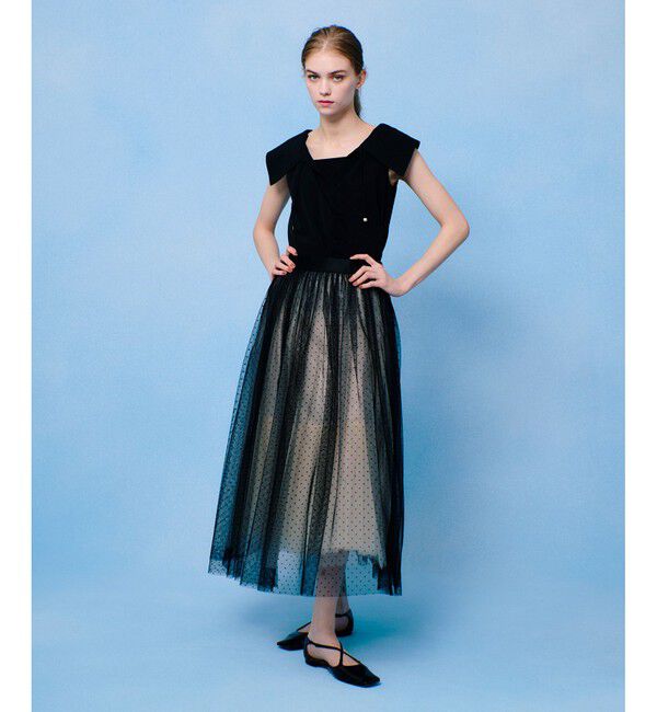 LOULOU WILLOUGHBY「【LOULOU WILLOUGHBY】グログランセーラーブラウス」|シャツ・ブラウス|