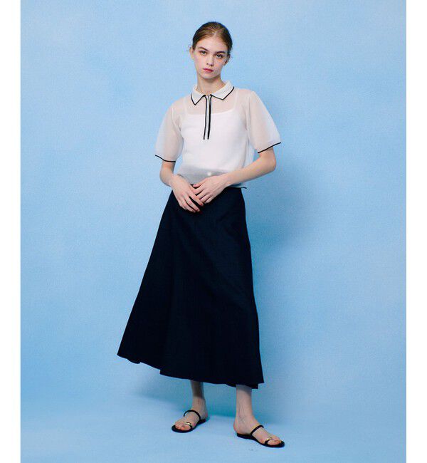 LOULOU WILLOUGHBY「【LOULOU WILLOUGHBY】シアーカノコポロ」|ニット・セーター|