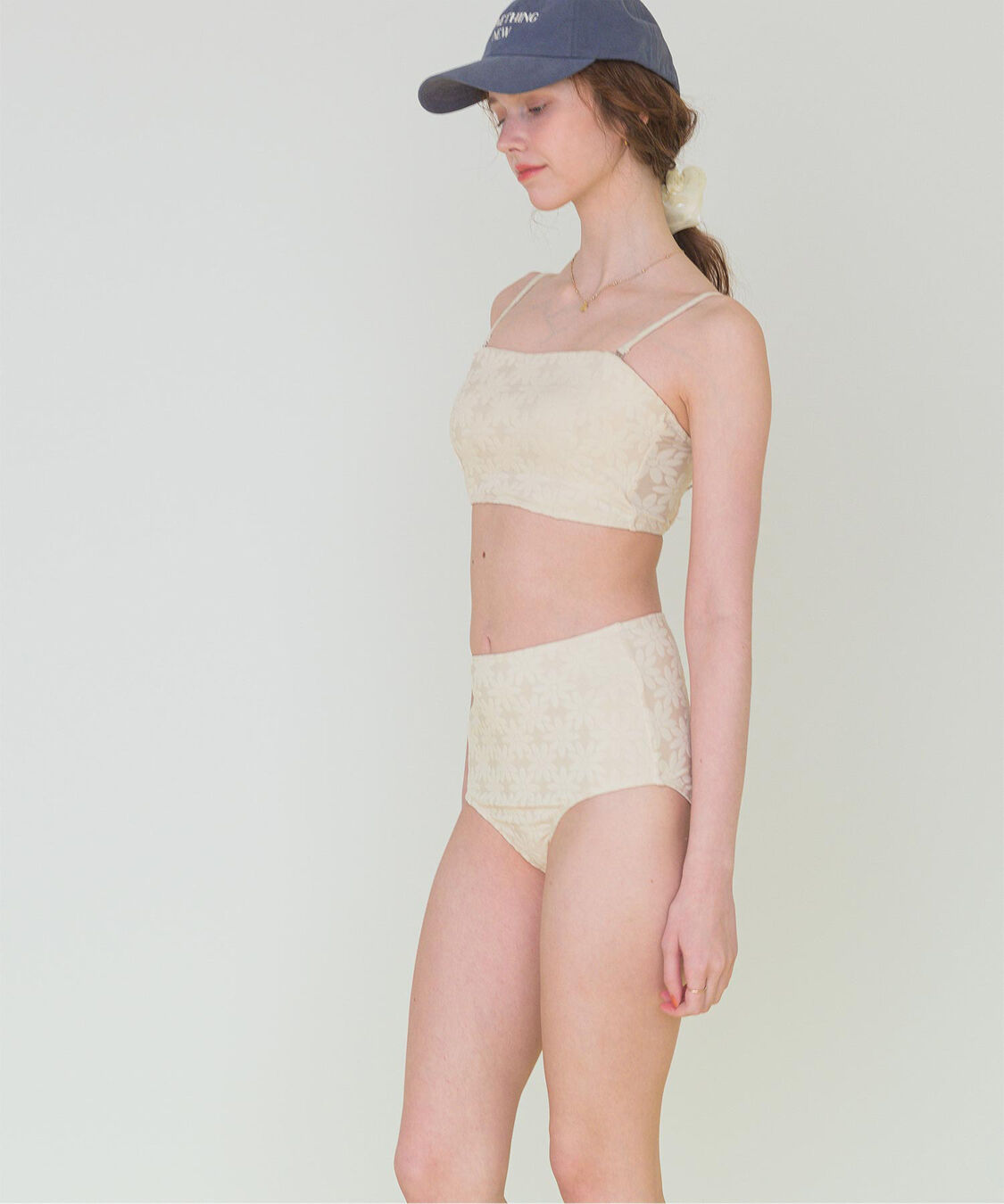 SEA DRESS「ハイウエストパイル地ビキニ/水着」|ビキニ|