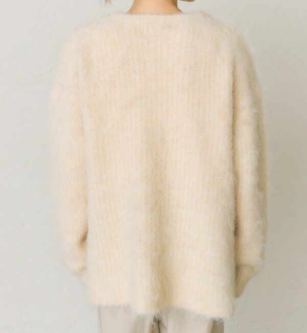  「起毛Vネックニットプルオーバー」|ニット・セーター|