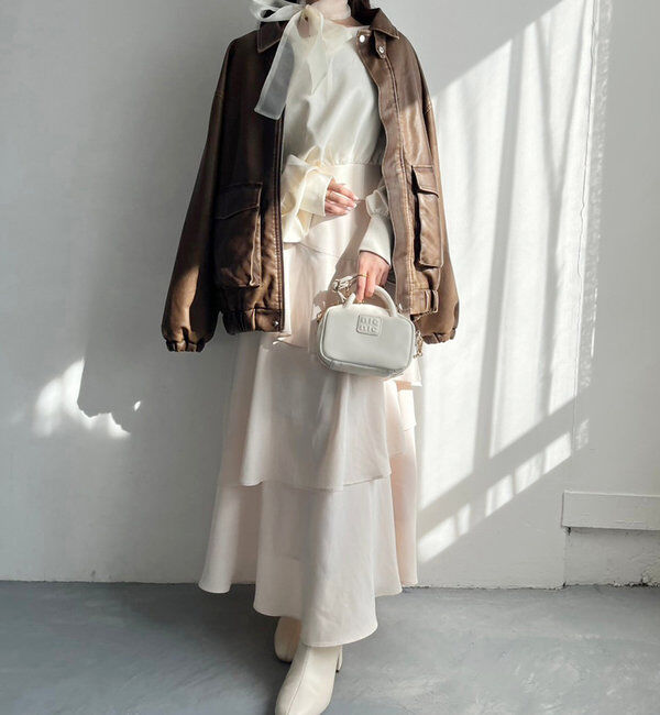  「フェイクレザージャケット」|ダウンベスト・ベスト|